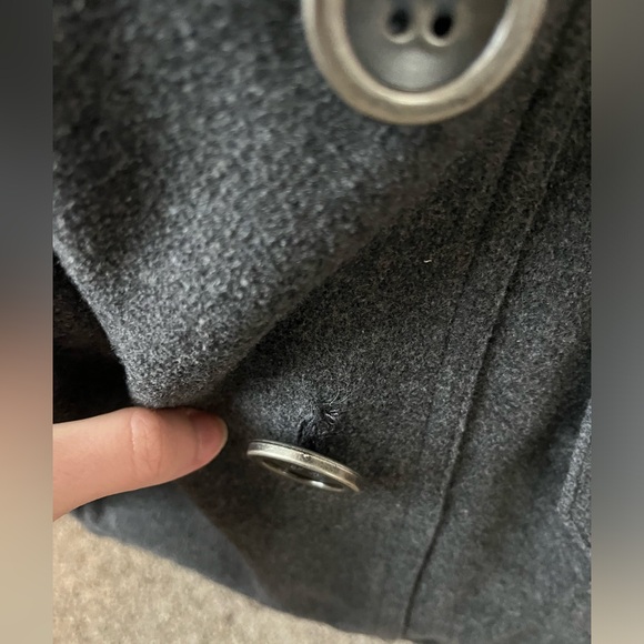 dELiA*s Girl’s Small Grey Peacoat - Picture 15 of 15